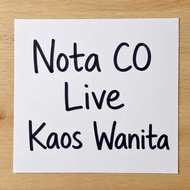 NOTE CO LIVE 4 AUGUST T-SHIRT Wanita AMIY FASHION
