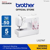 Brother LX27NT Mechanical Sewing Machine Needle Threader 1-step Buttonhole 27 Stitches