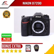 Kamera DSLR Nikon D7200 BO Body Only Bekas Second