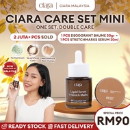 Ciara Natural Deodorant 30gr X Ciara Liquid Serum For Stretchmarks Best in Indonesia No. 1 Serum Dis