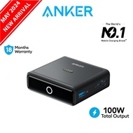 Anker Prime Charging Base, 100W Fast Charging with 4 Ports GaN Charger for Anker Prime Power Bank (A1902)