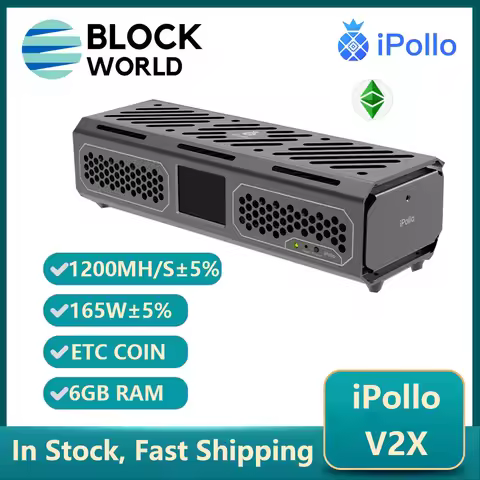 New iPollo V2X 1200Mh/s 165W ETC Miner ETCHash Algorithm ipollo ETC ASIC Miner V2X 1.2G ETC Mining M
