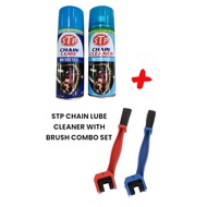 COMBO SET STP CLEANER + STP CHAIN LUBE (ST) // ANTI FLING MOTORCYCLE RANTAI MINYAK SPRAY