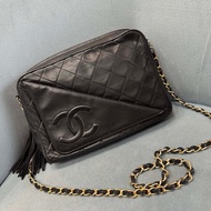 Chanel 流蘇相機包 98新配件塵袋