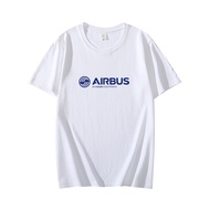 100% Cotton Air Bus AIRBUS Merchandise T-Shirt Men Women Air Astronaut Pilot Clothes Pure Cotton Sho