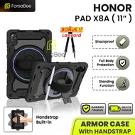 FORSABEE - Case with Handstrap for Tablet Honor Pad X8A Tab 11 Inch 2024 Armor Hard Soft Casing Cove
