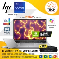 HP ZBOOK FURY G10/G9/G8 - INTEL CORE i9 / 32GB RAM / 1TB SSD - NVIDIA RTX GPU / WIN 11 PRO