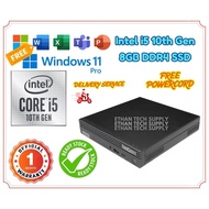 🇲🇾【CHEAPEST】Lenovo ThinkCentre M70q (11DT) Micro PC | Intel i5 10th Gen | 8GB DDR4 | Ultra Compact M