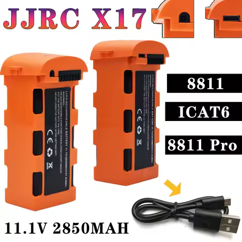 JJRC X17 Drone Battery 11.1V 2850MAH For 8811 8811Pro ICAT6 RC Drone Lipo Battery GPS RC Quadcopter 