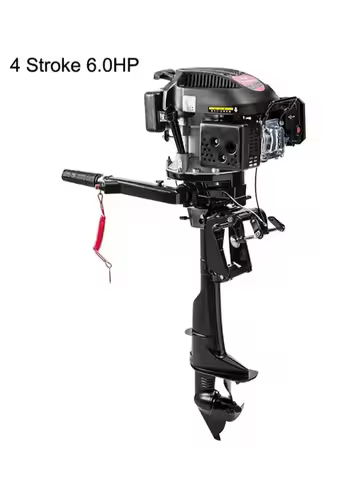 High Quality 4 Stroke 4HP 6HP 7HP Outboard Motor Boat Marine Engine Boat Motor Air Cooling System Ha