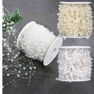 60M Artificial Pearl beads chain Pearl garland beads