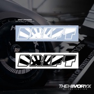「DRIFT X JAPAN」DRIFT SERIES CAR DECAL AUTOMOTIVE DIE-CUT VINYL STICKER – HIVORYX