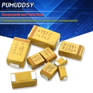10PCS A B C D Case Tantalum capacitor 6V 10V 16V 25V 35V 50V 0.1UF 1uf 2.2UF 4.7UF 10UF 22UF 33UF 47