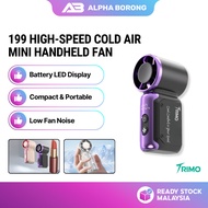 Alpha Borong 3000mAh X688 Portable Handheld Fan USB Rechargeable Mini Cooling Fan Adjustable Pocket 