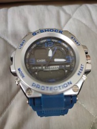 全新.G-Shock藍色手錶 娃娃機夾出