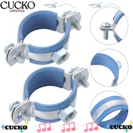 CUCKO 1Pcs Round Hose Clamp, Nut Hoop Pipe Fitting Suspension Pipe Holder, Expansion Screw PPR/PVC 2