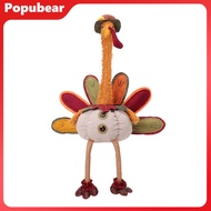 Woeuri Festive Thanksgiving Decor Holiday Turkey Decoration Adorable Thanksgiving Turkey Plush Doll 