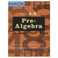Kumon pre algebra grades 6-8 official document education childrens English practice book for junior