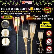 SUPERSAVE Pelita Buluh Solar Light LED Lights Pelita Bamboo Pelita Solar Raya 2024 Lampu Kelip Kelip Garden Lamp