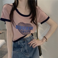 Short arm T-shirt printed woman 2023 Summer T-shirt New Woman Works Top