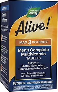 NATURES WAY Alive! Men's Multi Vitamin, 90 CT