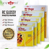 CUYI RC GLOSSY HIGH QUALITY ( 3R , 4R , 5R , A4 ) 260gsm