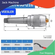 HEAVY DUTY GOLDEN CLAW MT5 MT4 MT3 MT2-APU16- 0-16mm INTERGRATED TYPE KEYLESS DRILL CHUCK TAIWAN BRA