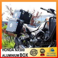 HONDA NX500 ALUMINIUM SIIDE BOX ALUMINIUM TOP BOX
