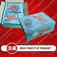 DELFI TAKE IT 35GR BOX 10 PCS YOGURT, DELFI TAKE IT 4 FINGERS YOGURT, DELFI TAKE IT STRAWBERRY CHOCO