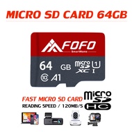 Micro SD Memory Card เมมโมรี่การ์ดกล้องวงจรปิด 32GB 64GB 128GB Class10 ความเร็วสูง ใช้สําหรับการบันทึกวิดีโอ กล้องวงจร ปิด กีฬา DV ประกันสินค้า1ปี