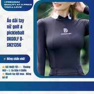 Women's golf & pickleball long-sleeved shirt DKGOLF D-SN21356 – Youthful design, soft material