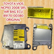 TOYOTA VIOS NCP93 2008 SRS AIR BAG ECU 12V 09625221ST D P/T (11) TRW 217484-104 TOYOTA 89170-0D380 O