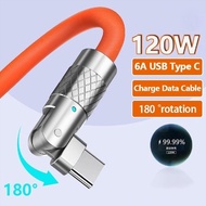 Pinzy Cable GAMER DATA FAST CHARGING Rotation 180 120W 6A MICRO USB/TYPE C - USB CHARGER Rotation