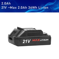 21V ชุด 2000 / 4000mAh / 4500mAh Li-ion แบตเตอรี่สว่านไฟฟ้าไร้สายประแจมุมเครื่องบดเลื่อยไฟฟ้า PROSTO