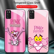 TS-86 Pink Panther HD Glass Casing untuk Samsung A03S A71 M02S A02S A51