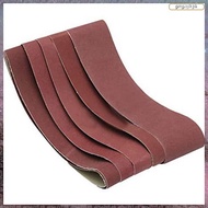 [L E U R] 5 Pieces 100 x 915mm Sanding Belt 4 Inch x 36 Inch Sanding Screen Abrasive Band with 60 12