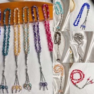 33 Beads Glass Muslim Ramadan Eid Prayer Beads  Arabic Bracelet Middle East Prayer Beads