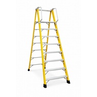 ✨READY STOCK✨Aluclass Handrail Fibreglass FRP Platform Ladder (8 Steps Double Side) AL-FGL258-8S ALU