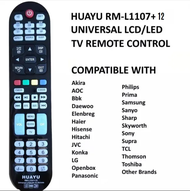 RM-014S Remote Control Suitable for LED LCD TV Smart Evision LED Tv Home Appliances Huayu Universal LCD LED RM-L1338 RM-014S++ TV Remote Control Compatible Pensonic Starcrown Prestiz Hanabishi MyView Devant Coby