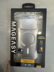 Mageasy iPhone 17 pro/18 proCleon M 超軍規透明防摔殼（支援MagSafe）