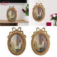 [Abbraccia] Oval Photo Frame 10x6.9inch Handmade Wall or Table Mounted Home Decoration for