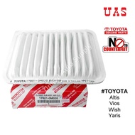 TOYOTA Air Filter 17801-0M020 For Yaris Altis Vios Wish