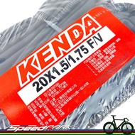[Speed Park] KENDA 20x1.5/1.75 F/V French Nozzle 406 Inner Tube Made In Taiwan One Price