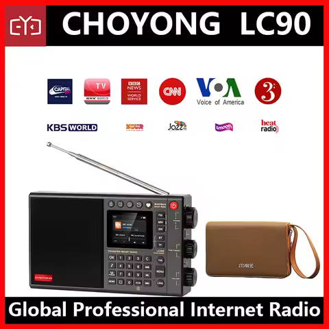 CHOYONG LC90 Radio Internet Multi-Band Smart Global Professional WIFI/4G AM/FM,SSB,Longwave&Shortwav
