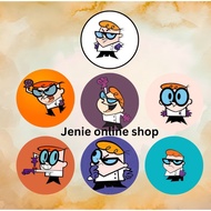 Dexter's Laboratory Kids handmade button pin bag badge 58mm Glossy gift giveaways