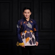 KEMEJA BATIK ALISAN PRIA DEWASA LENGAN PANJANG SLIM FIT