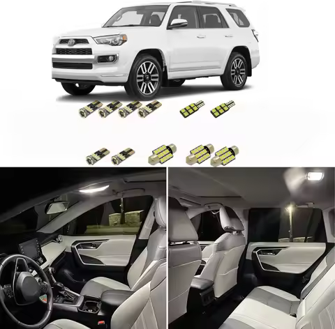 11Pcs Car LED Interior Light Kit for Toyota 4Runner 5th Gen 2010~2023 Canbus Dome Map Trunk 4 Runner