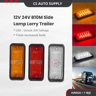 12V 24V LED Bulb Type B10M Side Marker Lamp Truck Lorry Trailer Lampu Tepi Volvo Scania Isuzu Lori 2