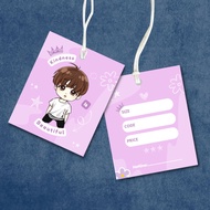 100 pieces Clothing Tags, Clothes Hang Tags, Men's fashion Hang Tags, baby fashion, Size 4x5.4cm Wit