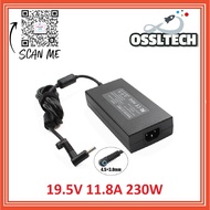 HP 19.5V 11.8A 230W 4.5*3.0mm Laptop Charger / AC Adapter HP OMEN 15 16 17 16-C0077NG M41303-001